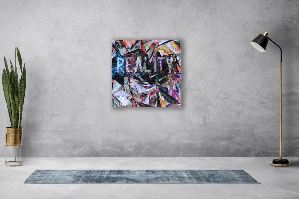 reality collage kunst Amsterdam abstract art Suzanne Allegonda